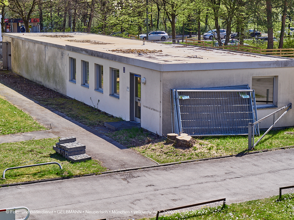 20.04.2022 - Baustelle am Haus für Kinder in Neuperlach